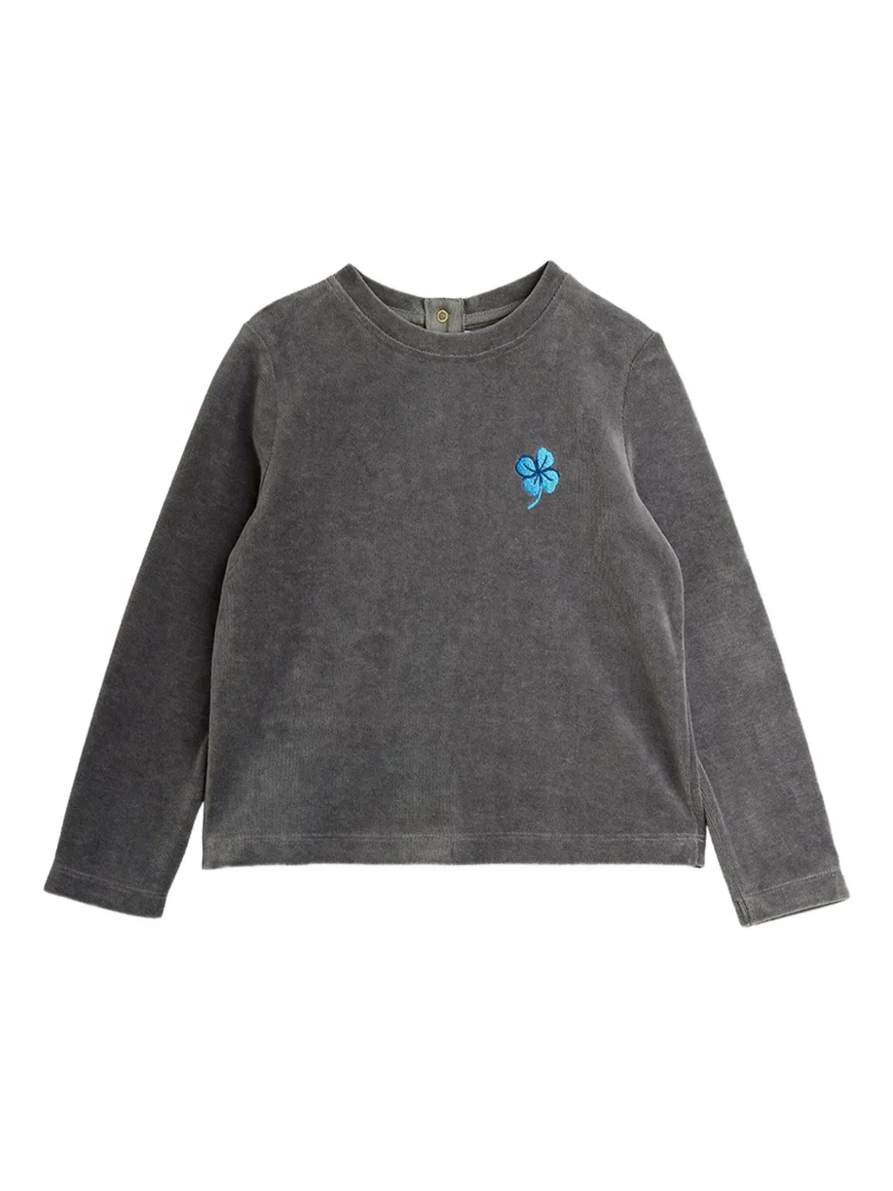 Mini Rodini embroidered top | Grey | Image 1