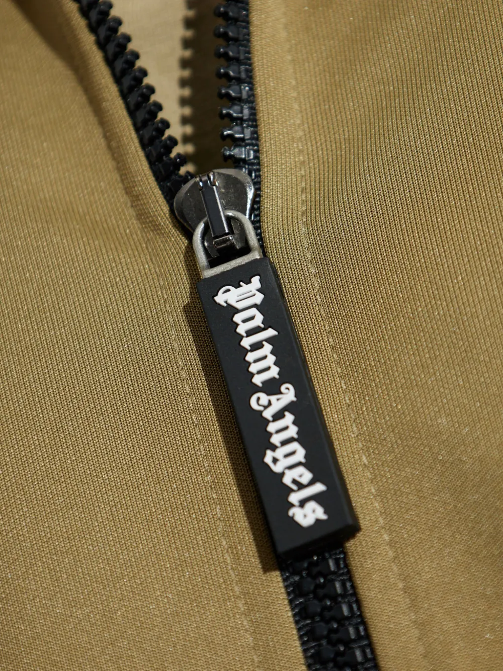 Palm Angels Sweater met rits en hoge hals Groen