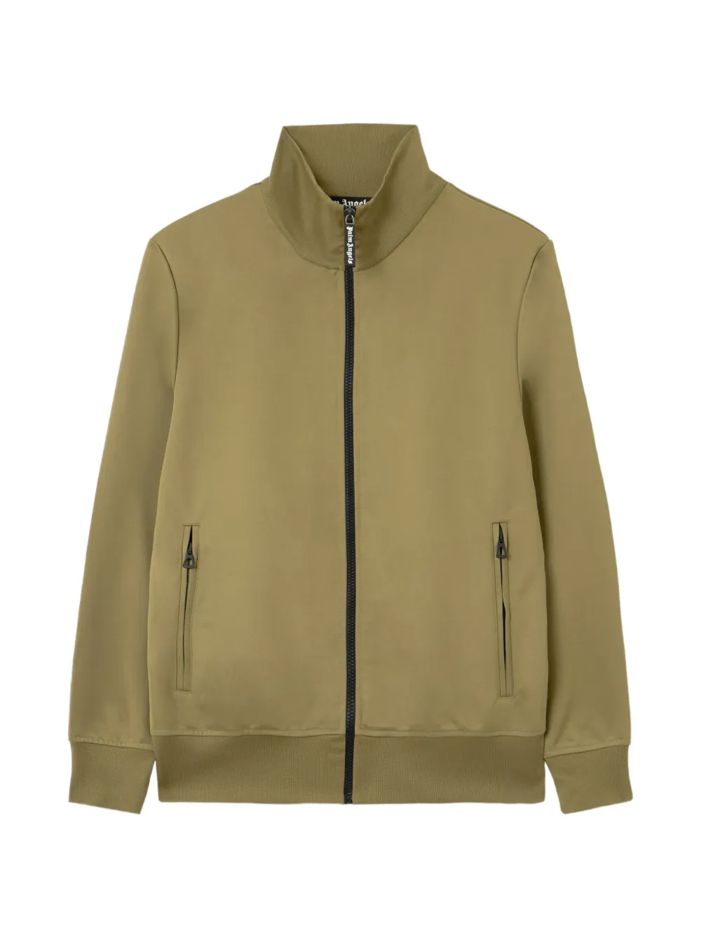 Palm Angels Sweater met rits en hoge hals Groen