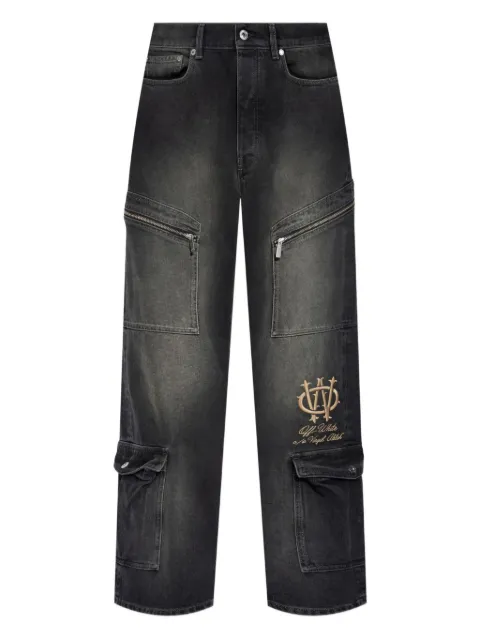 Off-White jeans con logo bordado