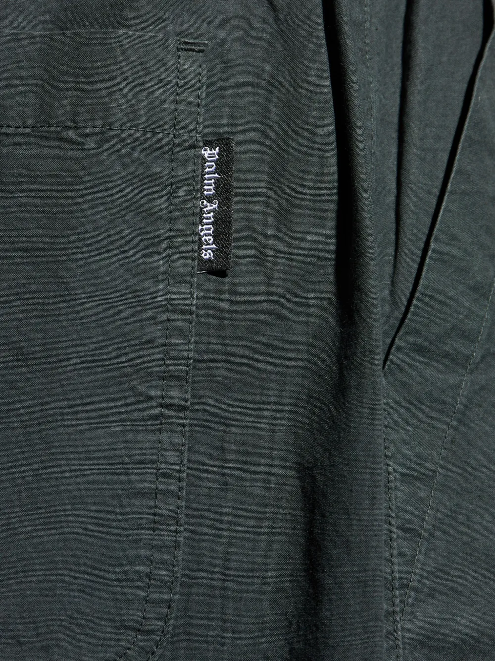 Palm Angels Broek met trekkoord en voorzak Grijs