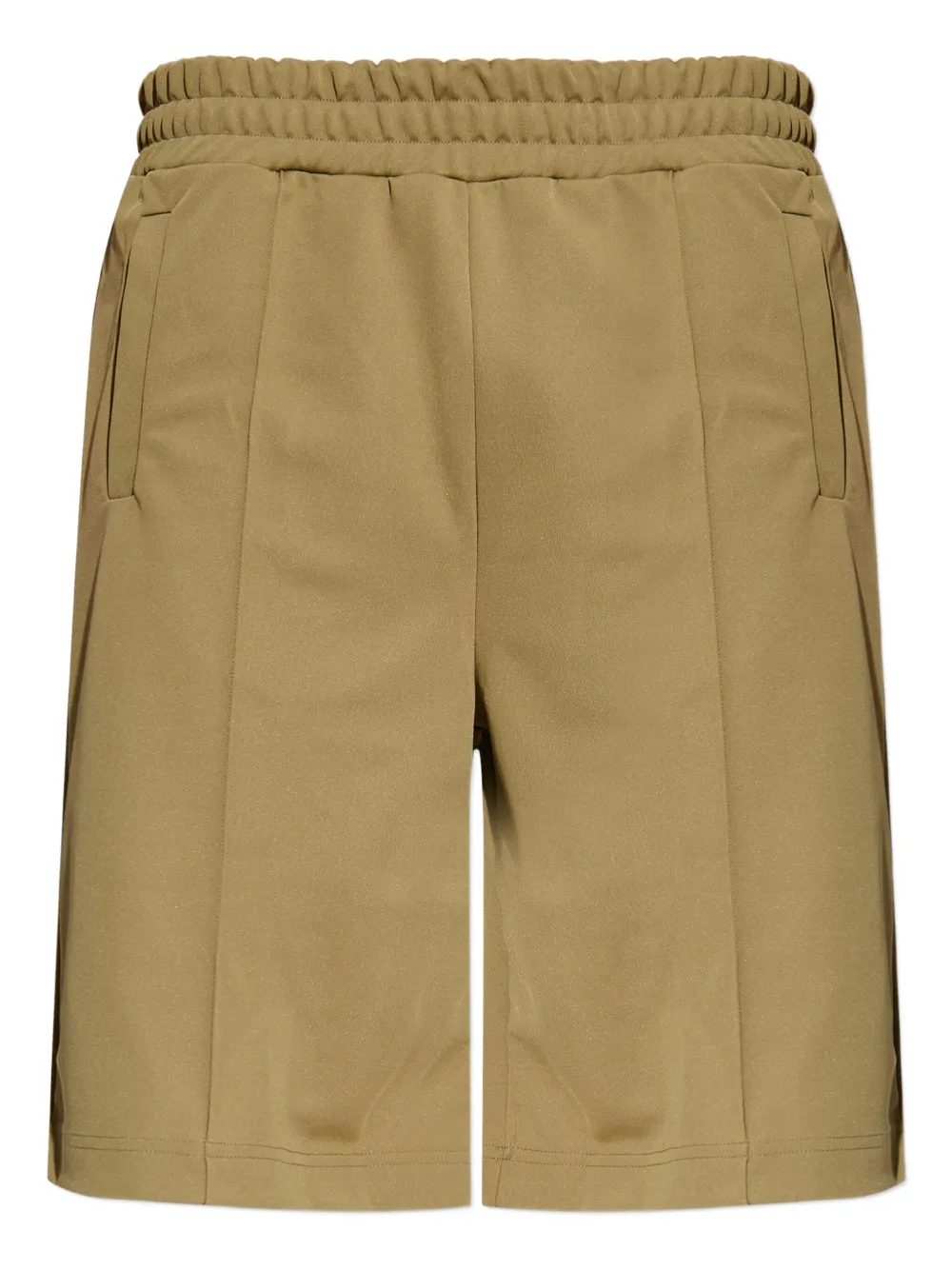 Palm Angels logo shorts - Verde