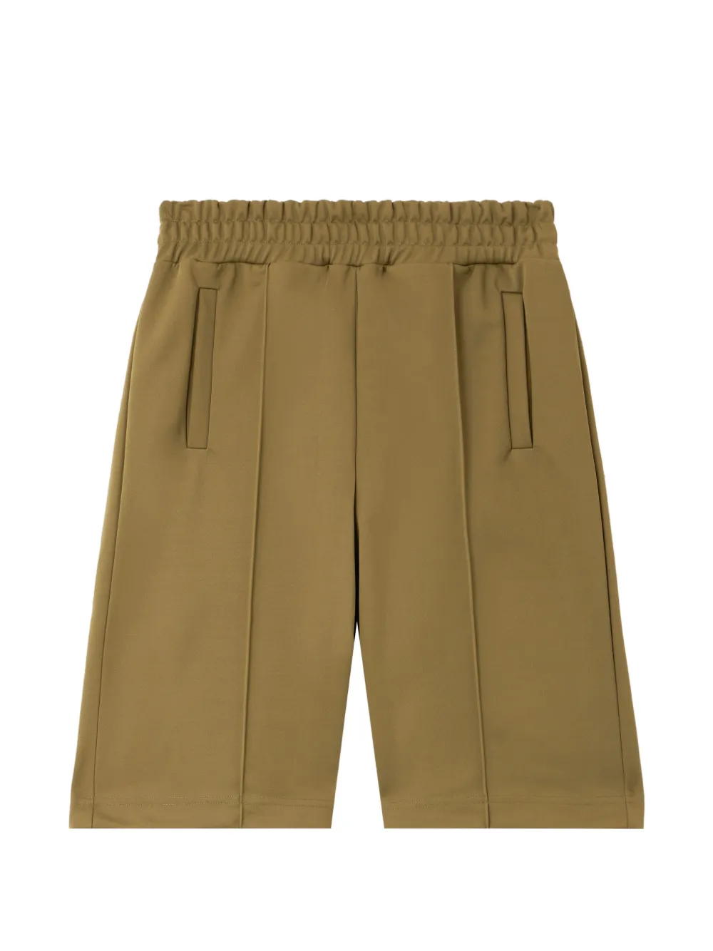 Palm Angels Shorts met logo Groen