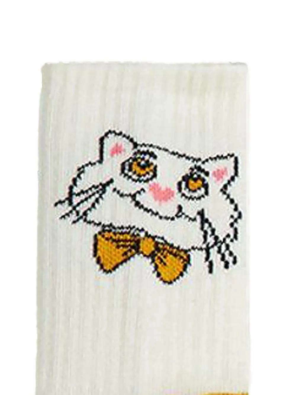 Mini Rodini Cat Clover Striped Socks (pack Of Three) In Multi
