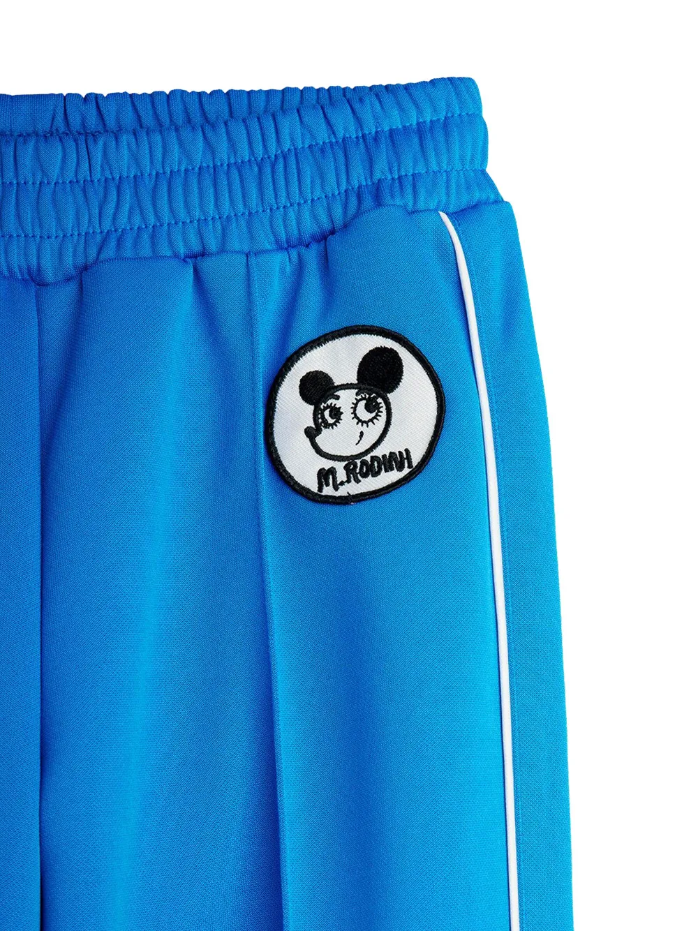 Mini Rodini Gestreepte broek met applicatie Blauw