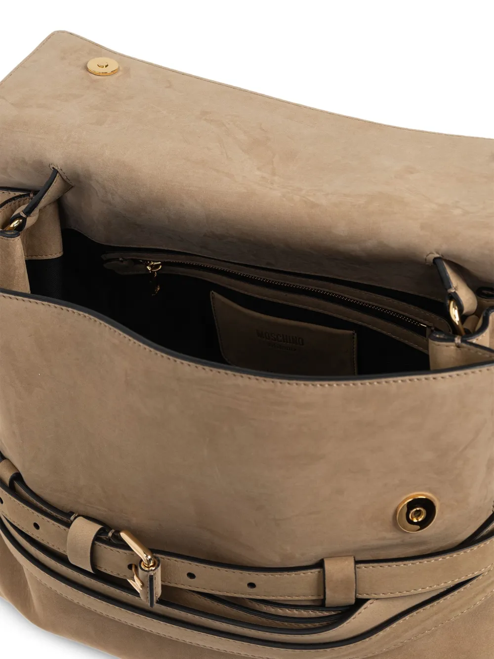 Moschino Tie Me shopper met bandje Beige