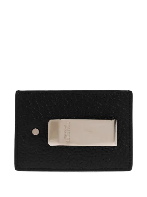 TOM FORD tarjetero con logo grabado