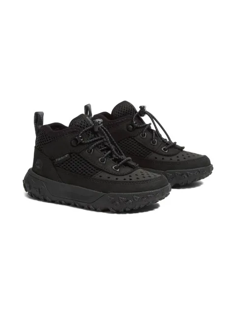 Timberland Kids panelled lace-up sneakers