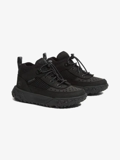 Timberland Kids panelled lace-up sneakers