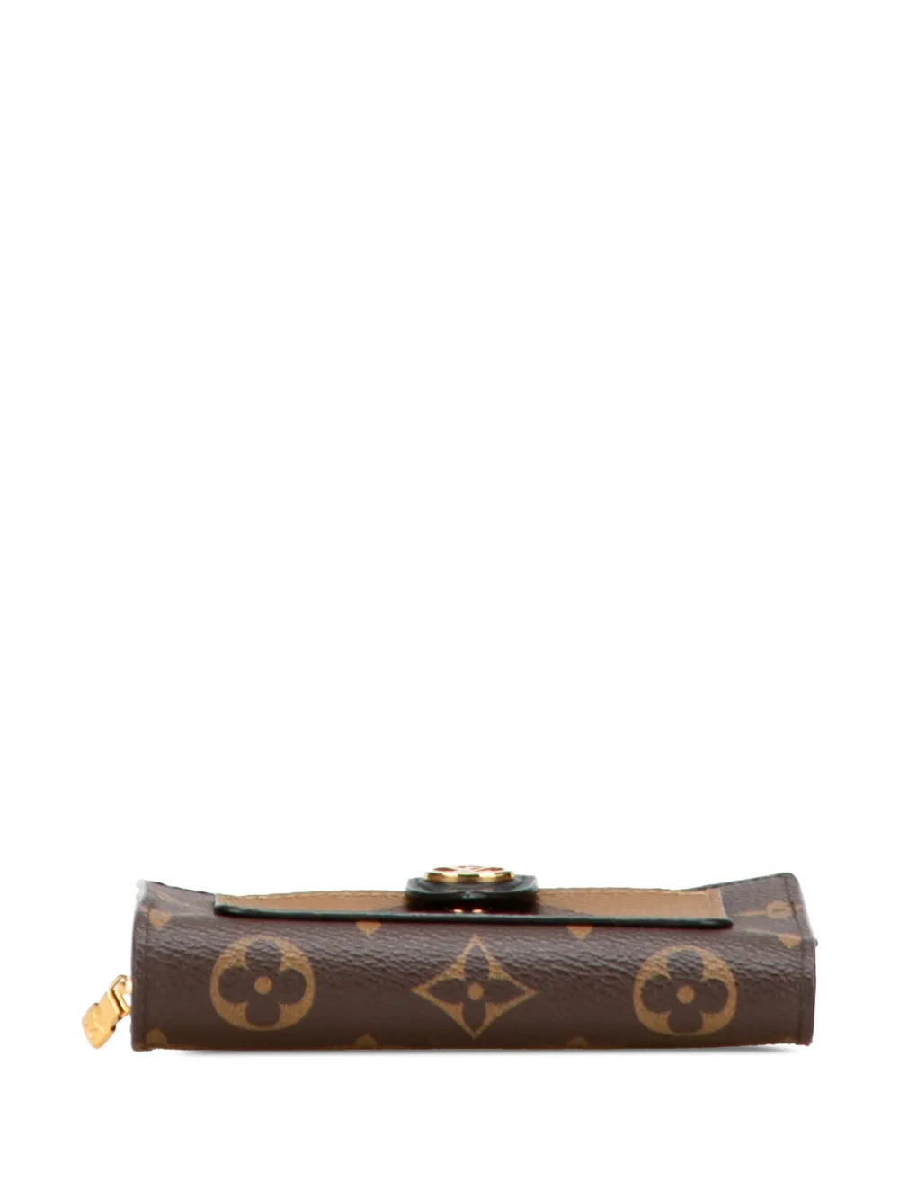 Pre-owned Louis Vuitton 2020 Monogram Giant Reverse Juliette Wallet Small Wallets In Brown