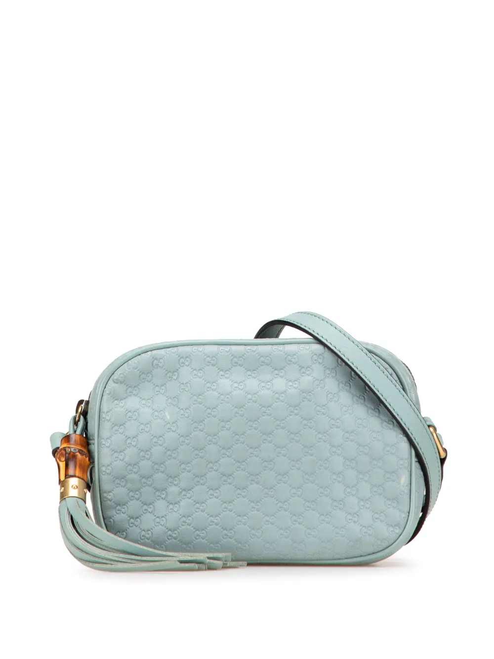 Gucci Pre-Owned 2000-2015 マイクログッチシマ サンシャイン ディスコ カメラバッグ ショルダーバッグ - ブルー Gucci Pre-Owned 2000-2015 マイクログッチシマ サンシャイン ディスコ カメラバッグ ショルダーバッグ - ブルー