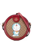 Gucci Pre-Owned 2016-2025 Micro GG Supreme Doraemon Round crossbody bag - Brown