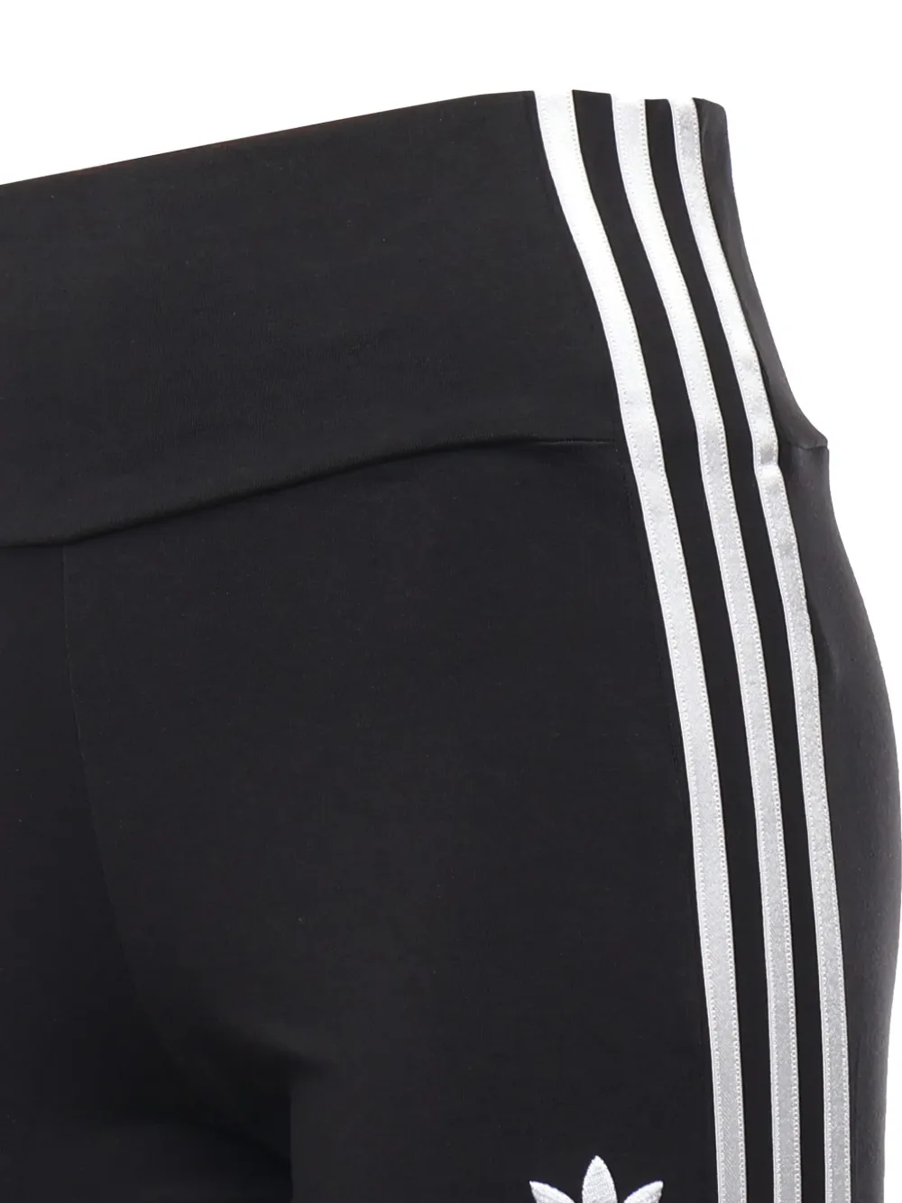 adidas Legging met elastische taille en logodetail Zwart