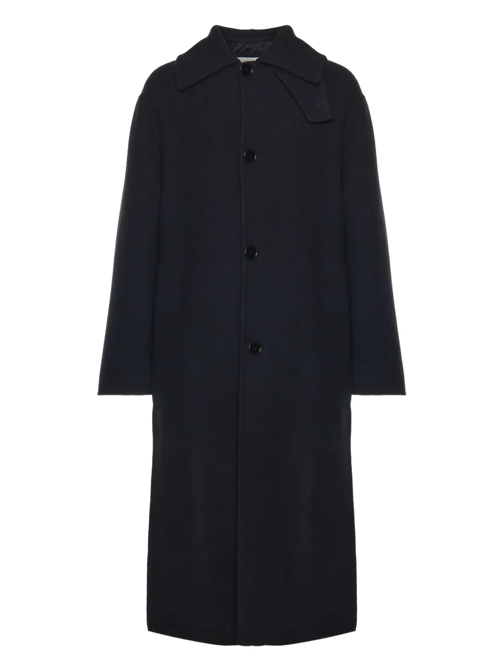 Moncler buttoned single-breasted coat | Black | Image 1