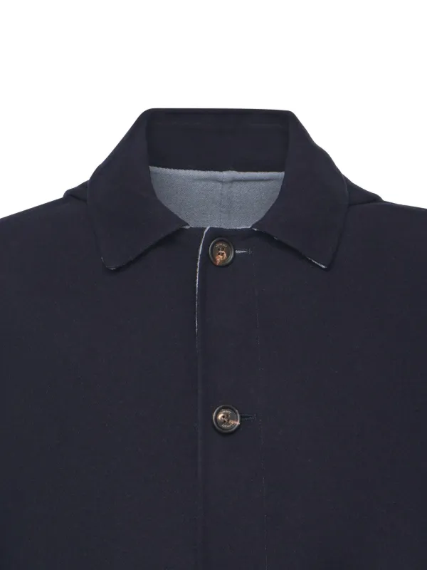 Eleventy ウール コート | ブルー | FARFETCH JP