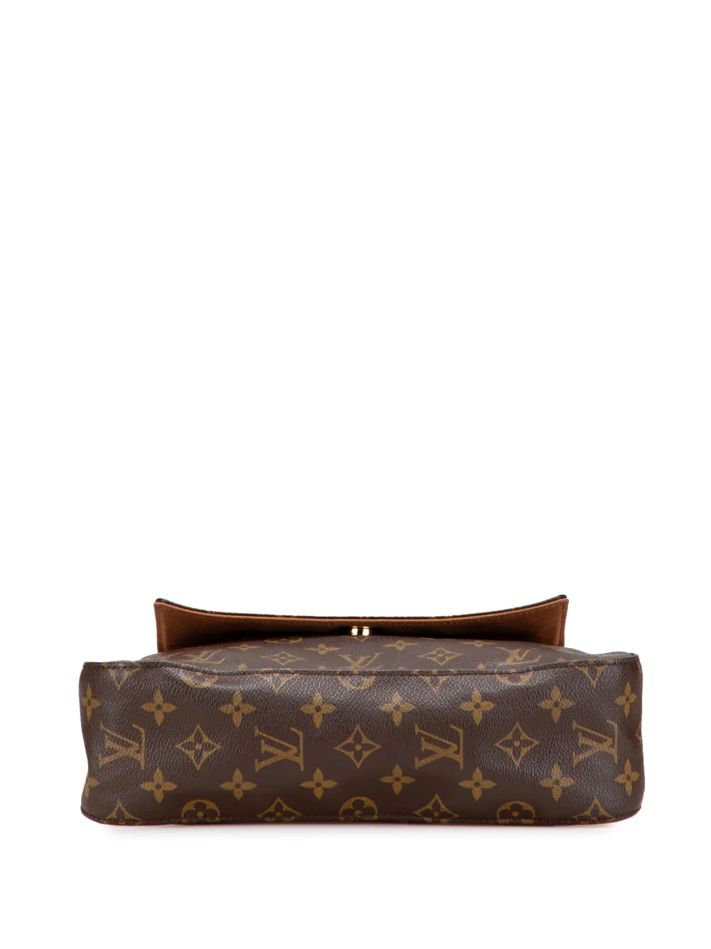 Pre-owned Louis Vuitton 2003 Monogram Mini Looping Shoulder Bag In Brown