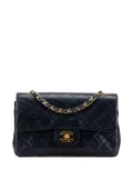CHANEL Pre-Owned 1989-1991 Small Classic Lambskin Double Flap shoulder bag - Blue