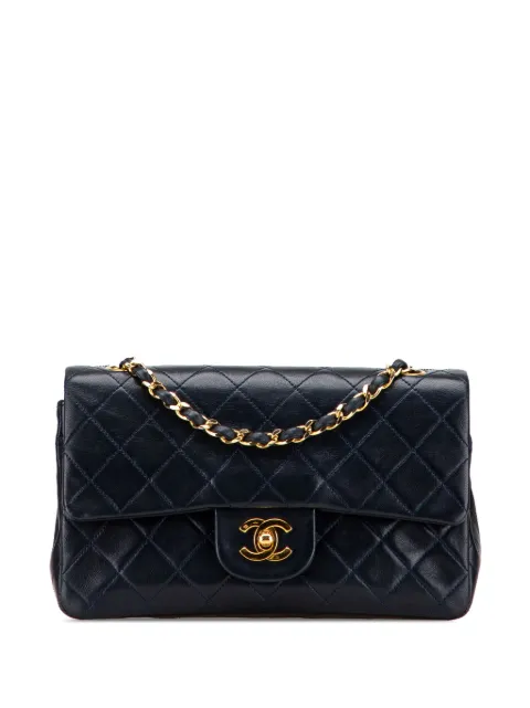 CHANEL Pre-Owned 1989-1991 Small Classic Lambskin Double Flap shoulder bag
