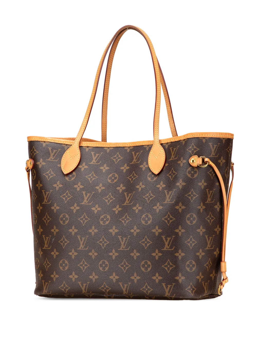 Pre-owned Louis Vuitton 2018 Monogram Neverfull Mm Tote Bag In Brown