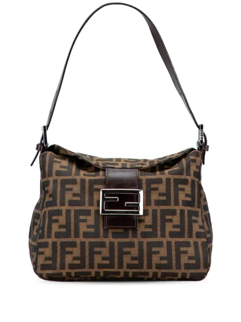 Fendi Pre-Owned 2000-2010 Zucca Canvas Double Flap shoulder bag