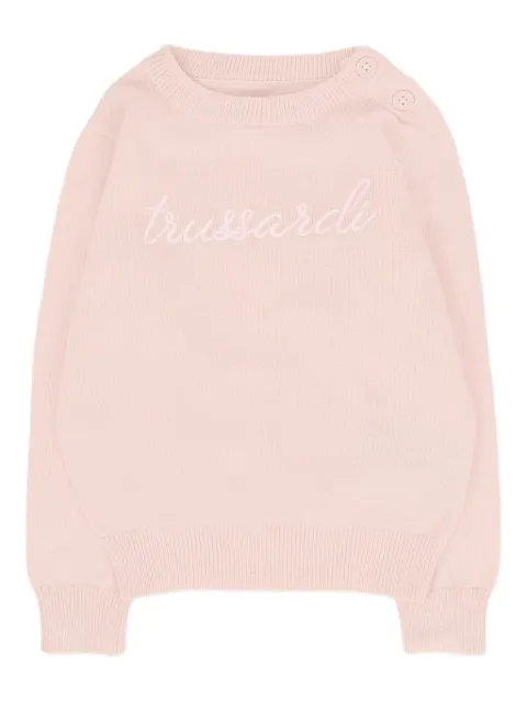 TRUSSARDI JUNIOR embroidered sweater