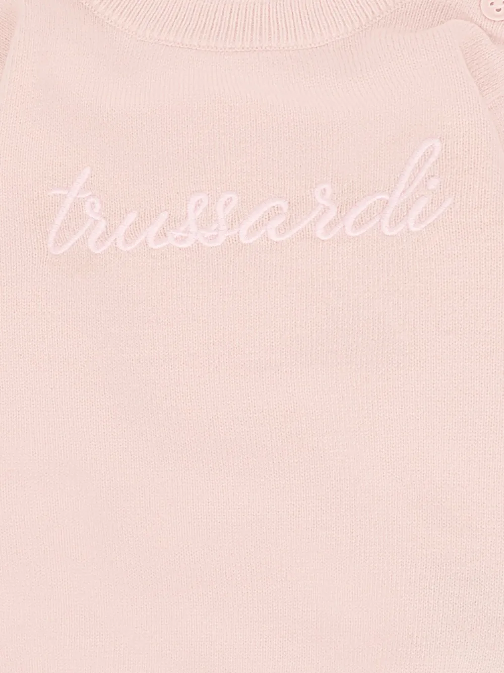 TRUSSARDI JUNIOR Trui met borduurwerk Roze