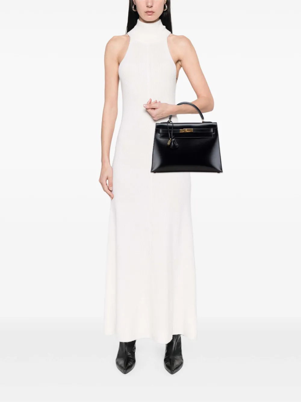 Hermès Pre-Owned 1988 Box Calf Kelly Sellier 32 satchel | Pre-Owned | Image 2