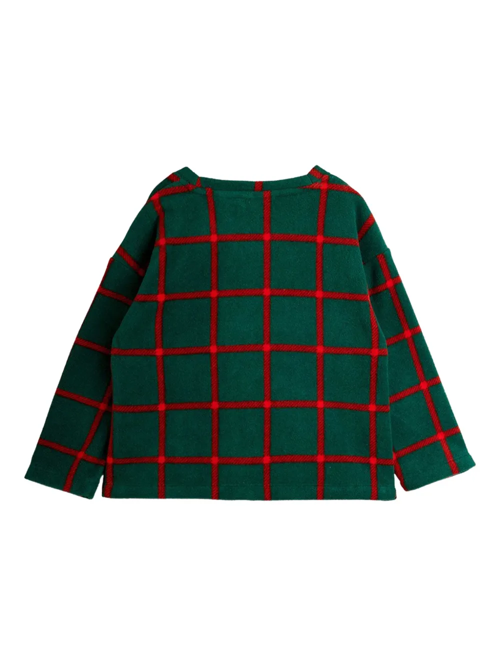 Mini Rodini check patch top | Boys Knitwear | Image 2