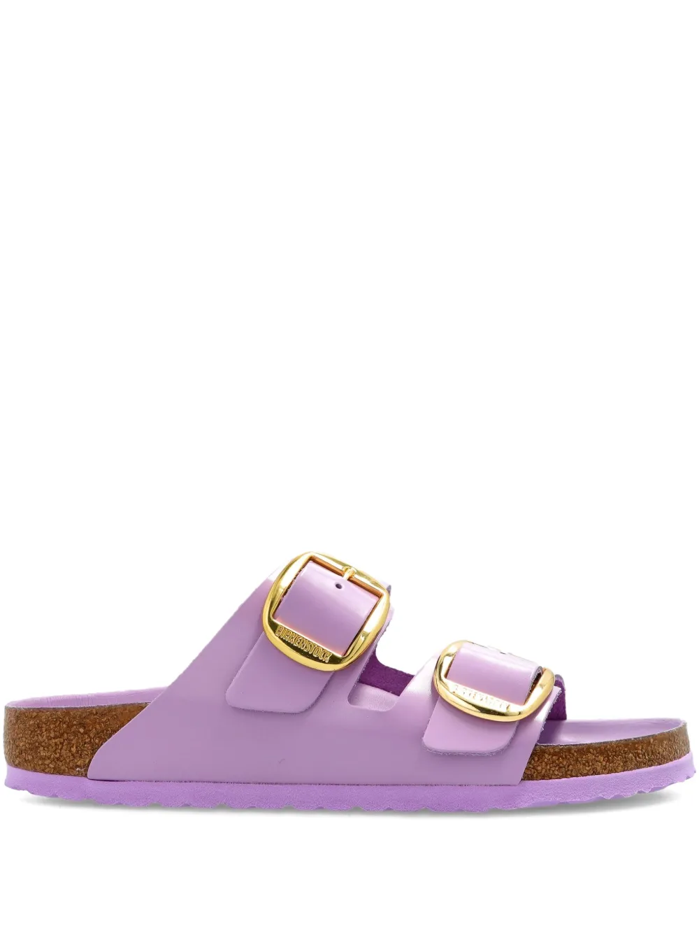Birkenstock Arizona Buckle Slides In Purple