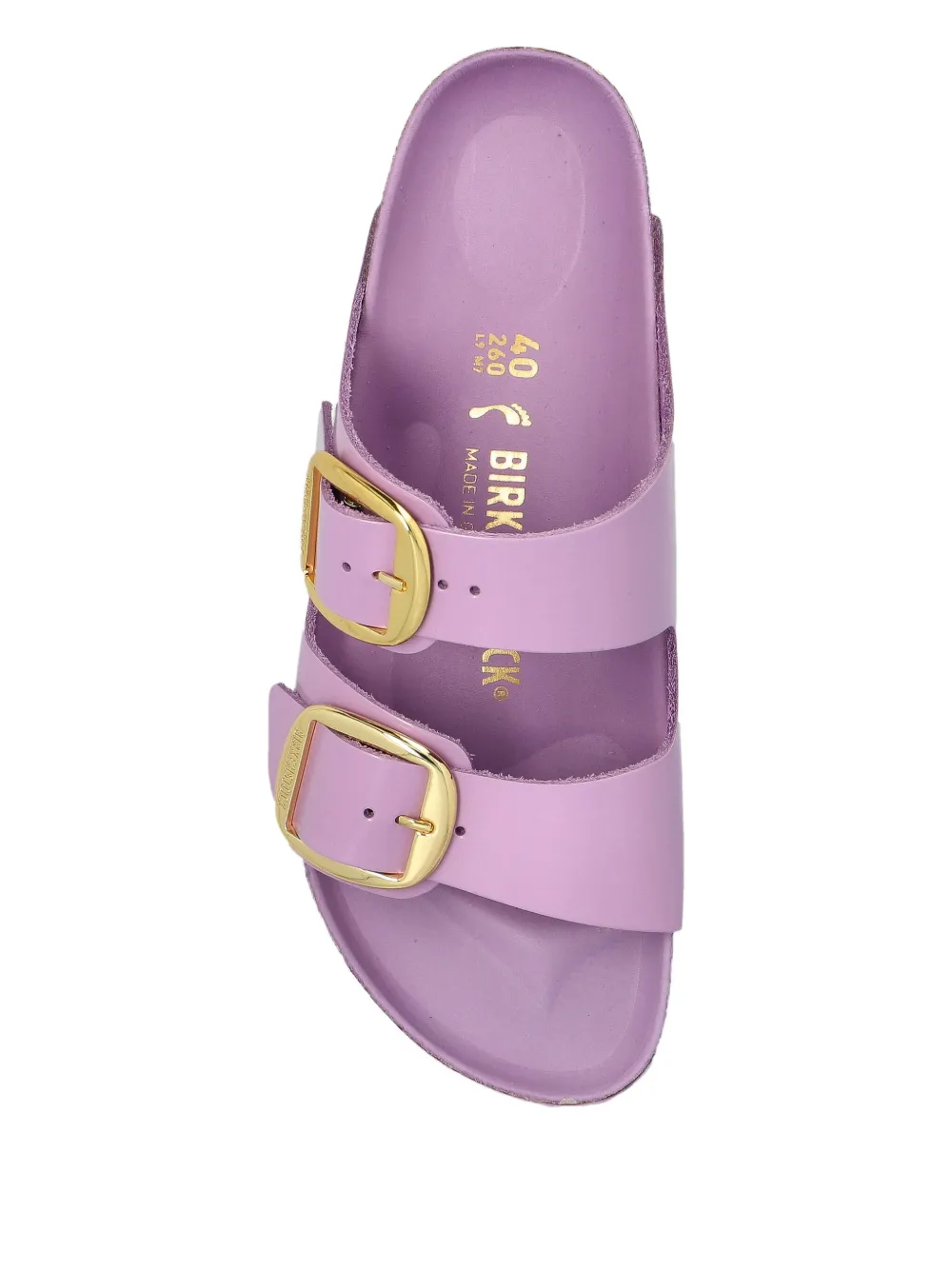 Birkenstock Arizona slippers met gesp Paars