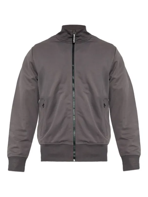 Palm Angels logo-print zip-fastening sweatshirt