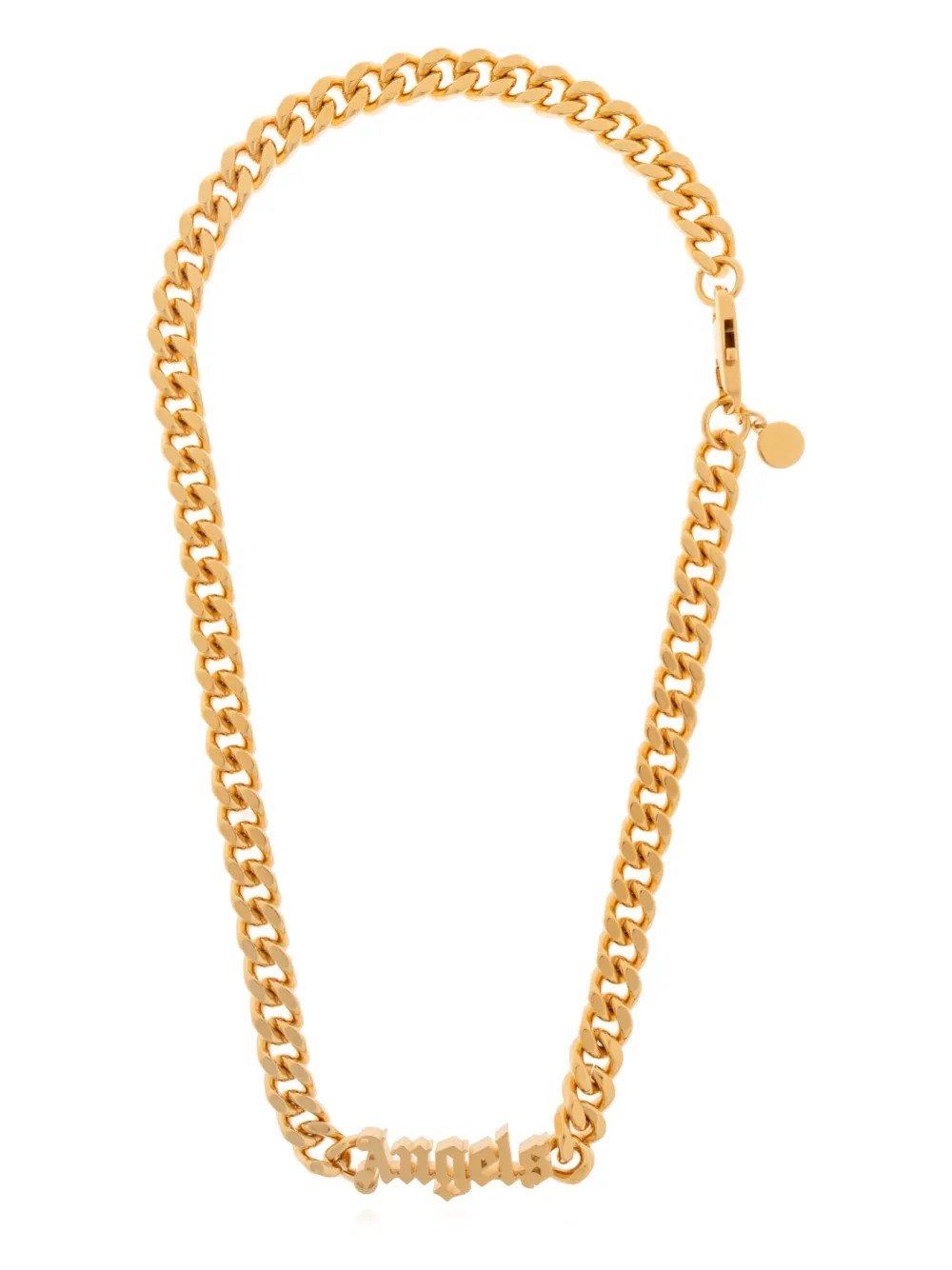 Palm Angels logo chain necklace - Oro