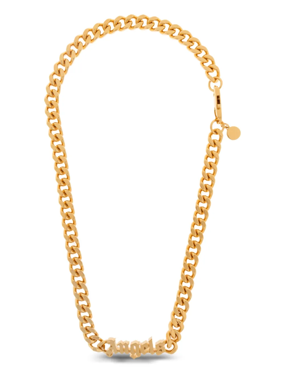 Palm Angels logo chain necklace - Oro