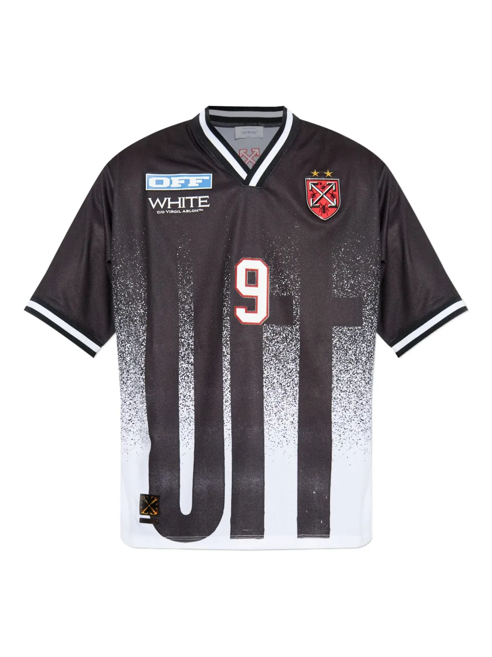 Off-White playera con aplique de número | negro | Image 1