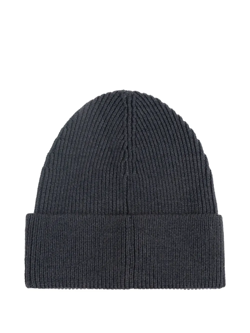 Palm Angels logo-embroidered beanie hat - Grijs