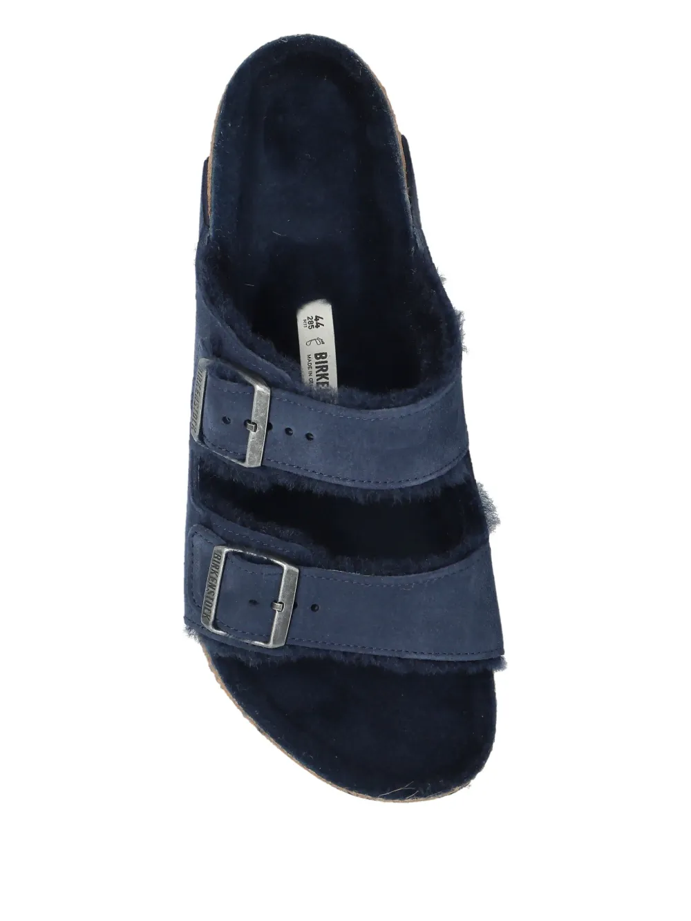 Birkenstock Arizona sandalen met lammy voering Blauw