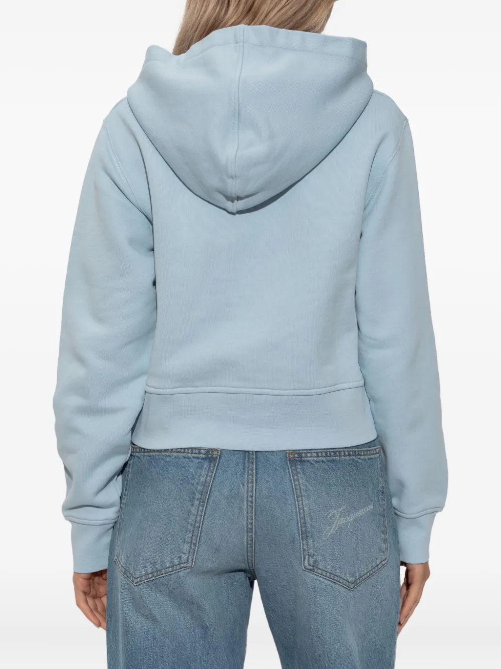 Palm Angels Hoodie met beerprint en lange mouwen Blauw