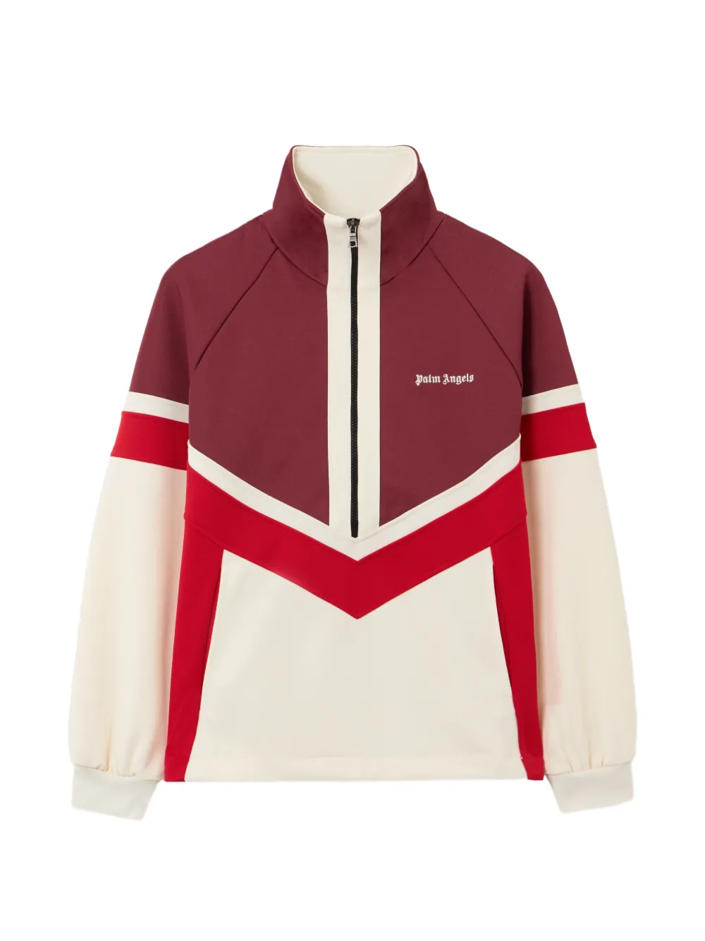 Palm Angels chevron zip knitwear - Rot