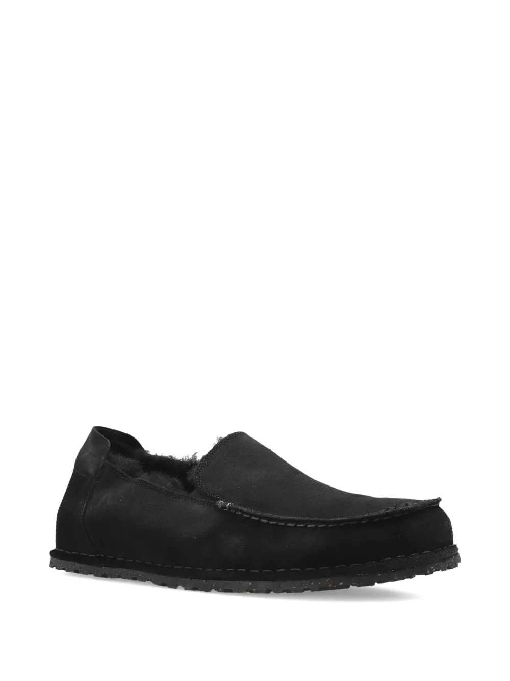 Birkenstock Utti suède loafers Zwart
