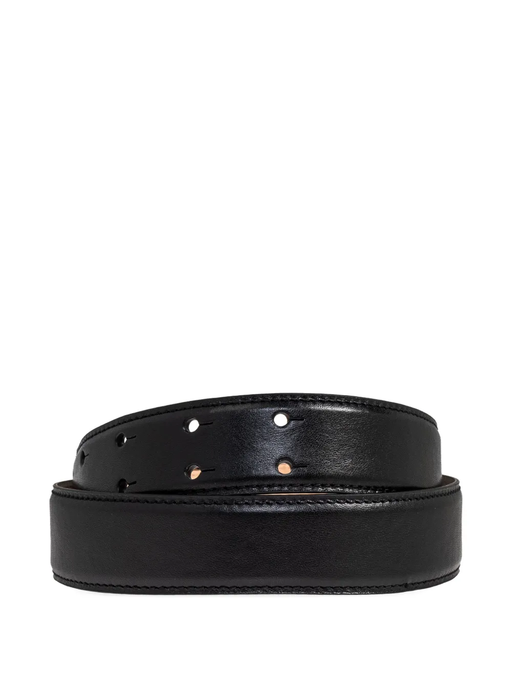Moschino Leather Belt In Black