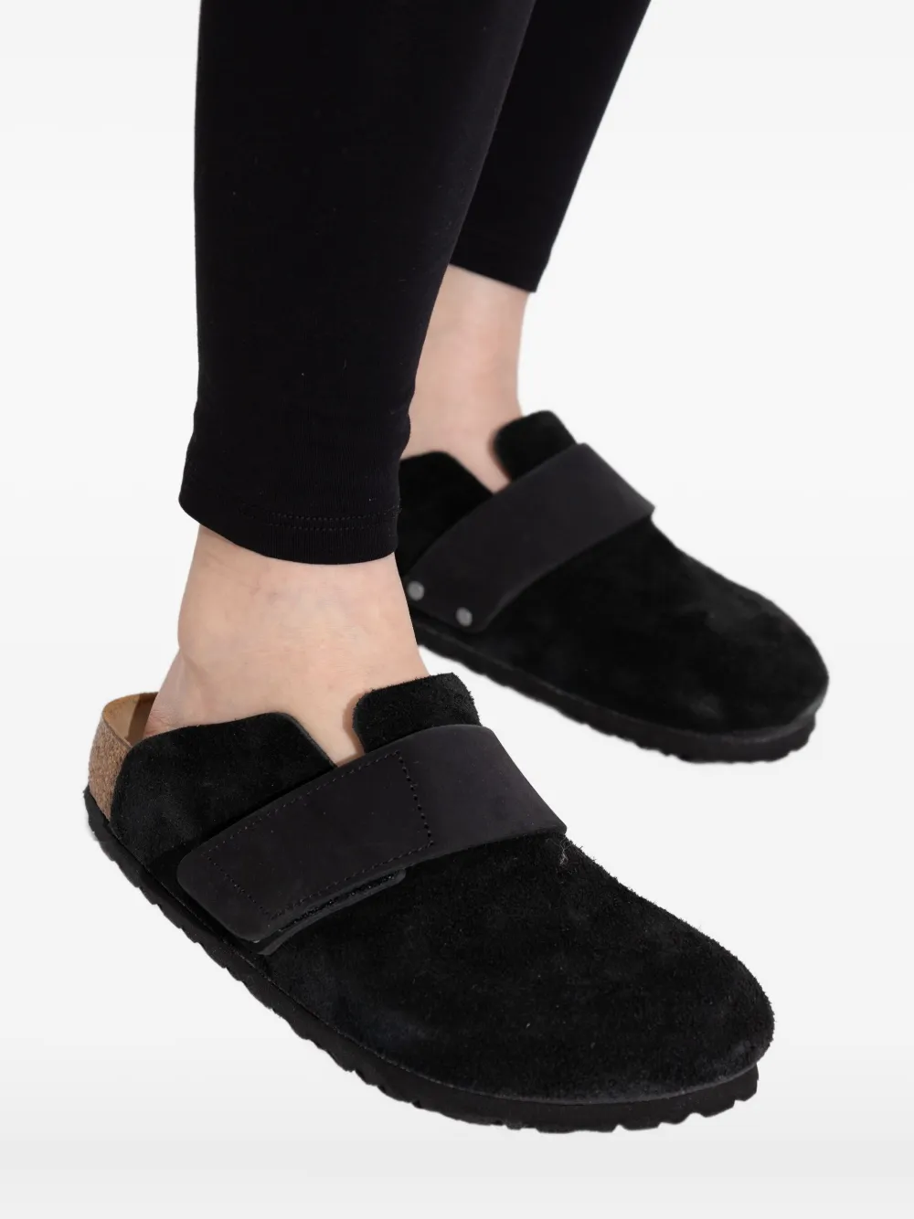 Birkenstock Loma Strap-detailed Mules In Black