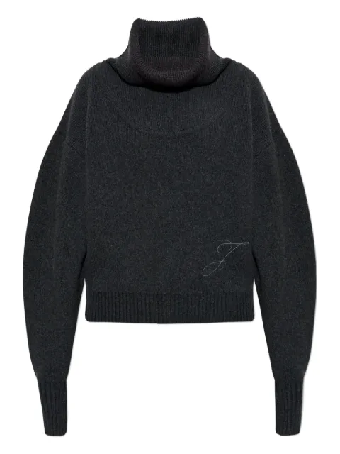 Jacquemus Pallone turtleneck embroidered sweater