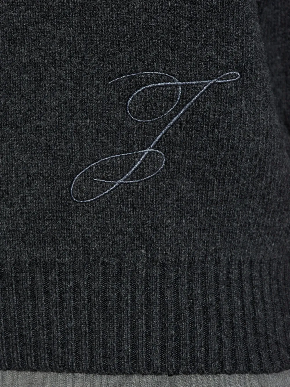 Jacquemus Pallone Turtleneck Embroidered Sweater In Black