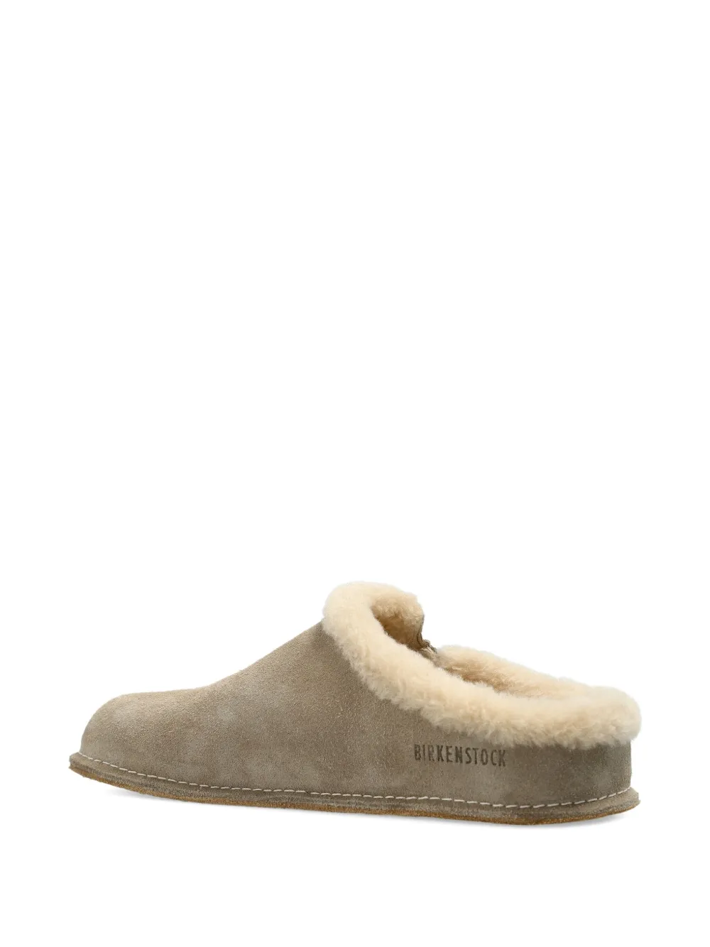 Birkenstock Zermatt Premium suède slippers Beige
