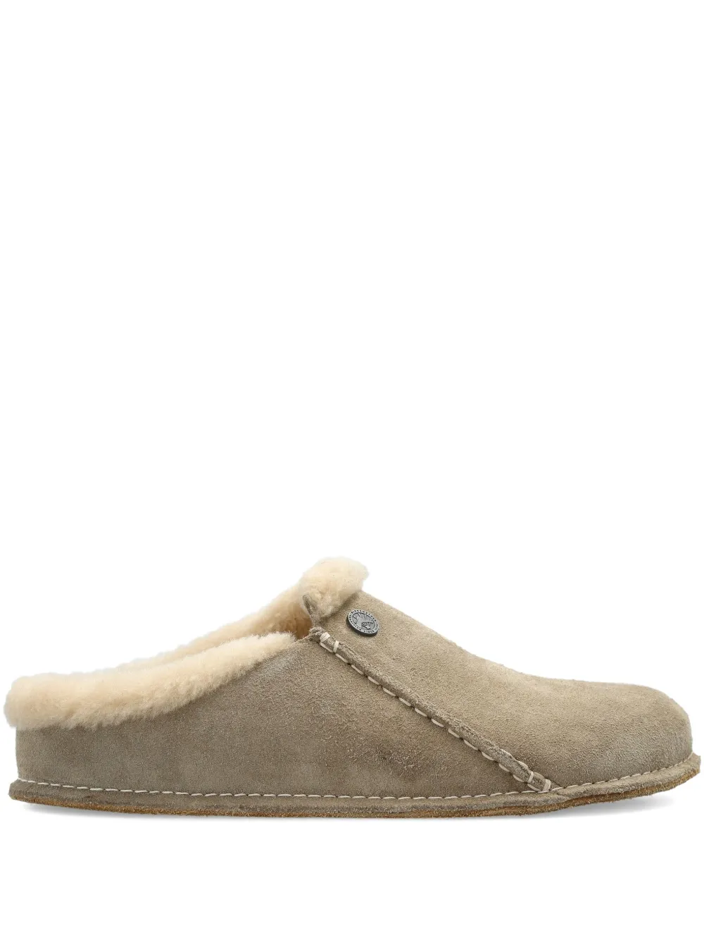 Birkenstock Zermatt Premium suede slippers | Neutrals | Image 1