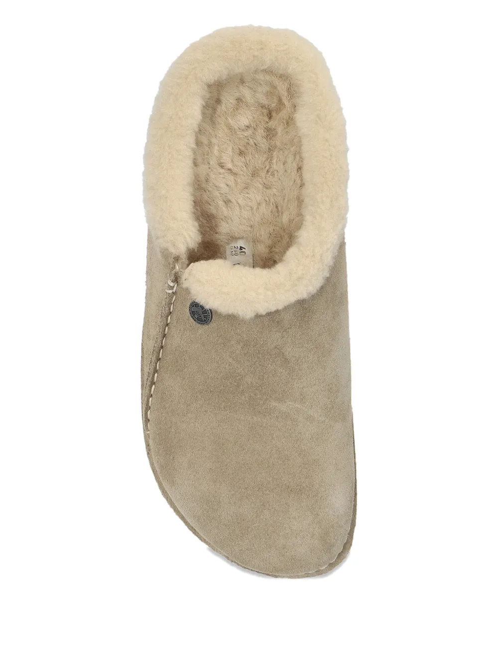 Birkenstock Zermatt Premium suède slippers Beige