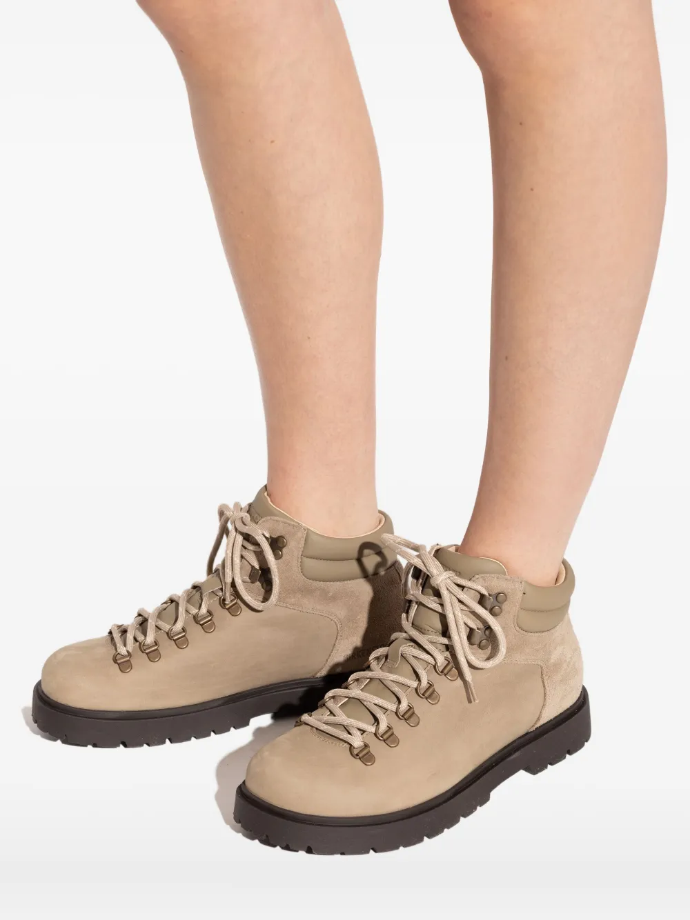 Birkenstock Jackson Lace-up Boots In Nude