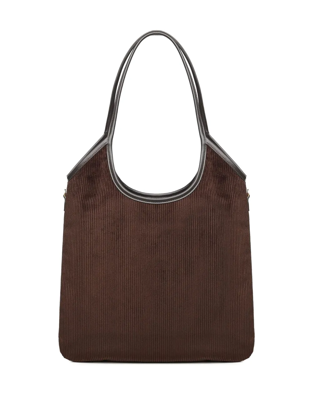Miu Miu embossed logo tote bag - Bruin
