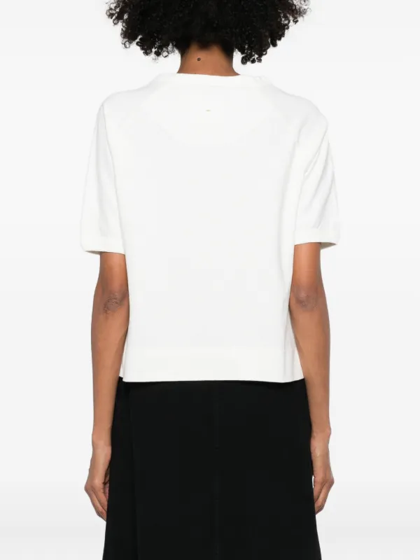 Mhl By Margaret Howell ラグランスリーブ Tシャツ | ホワイト