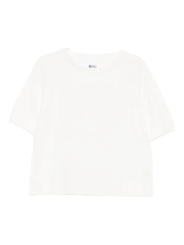 Mhl By Margaret Howell ラグランスリーブ Tシャツ | ホワイト